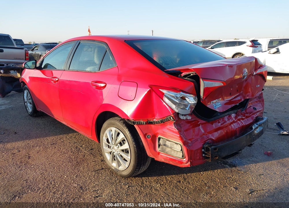 2016 TOYOTA COROLLA LE VIN: 2T1BURHE7GC631085