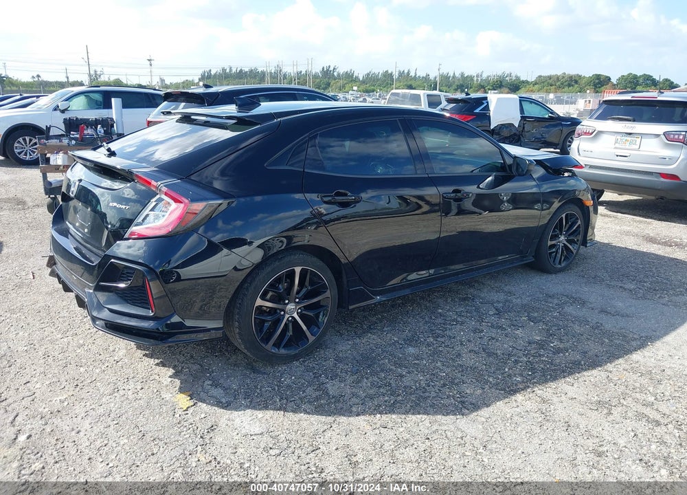 2021 HONDA CIVIC SPORT VIN: SHHFK7H43MU410298