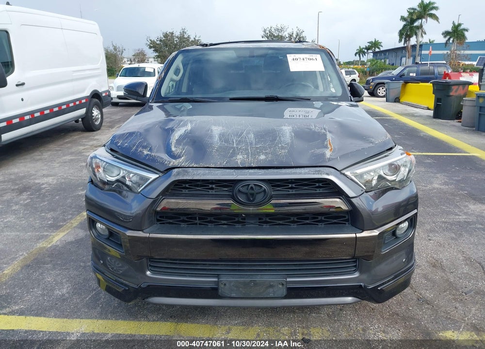 2019 TOYOTA 4RUNNER LIMITED NIGHTSHADE VIN: JTEBU5JR5K5685475
