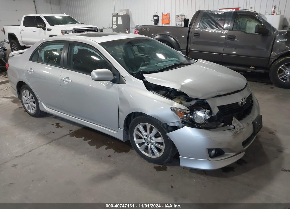 2010 TOYOTA COROLLA S VIN: 2T1BU4EE8AC494124