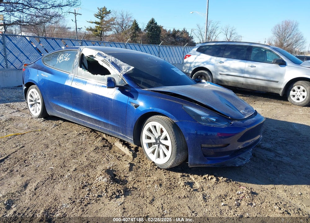 2021 TESLA MODEL 3 LONG RANGE DUAL MOTOR ALL-WHEEL DRIVE VIN: 5YJ3E1EB8MF015349