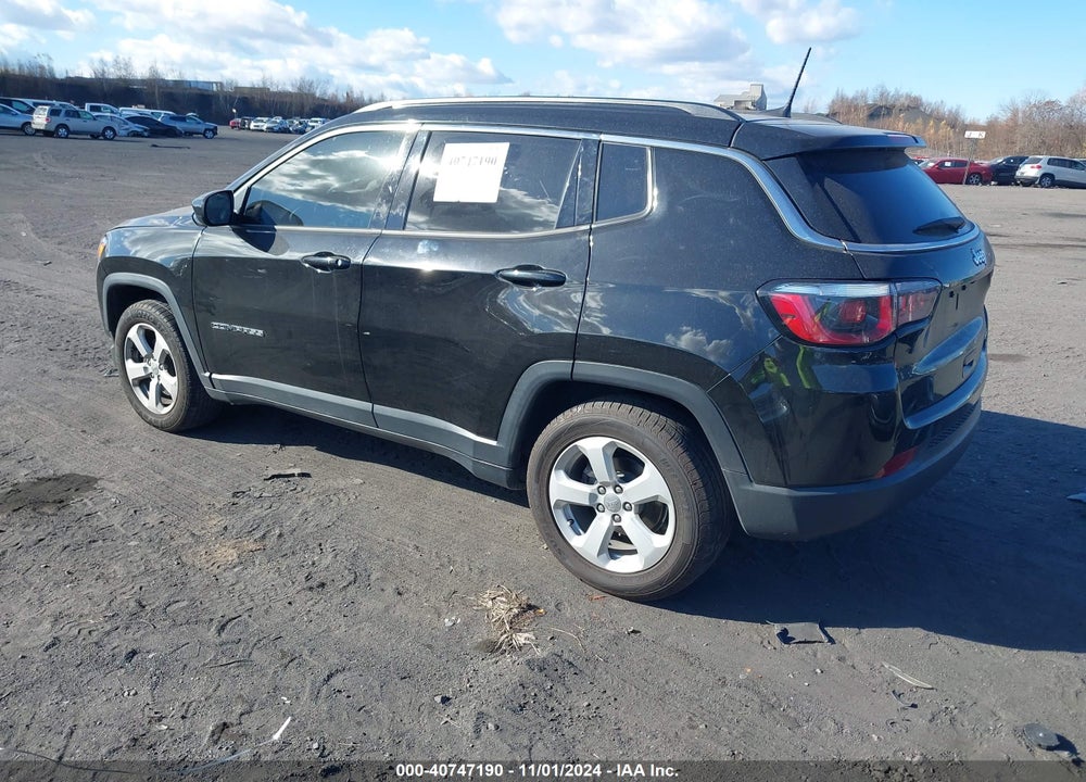 2018 JEEP COMPASS LATITUDE FWD VIN: 3C4NJCBB7JT376721