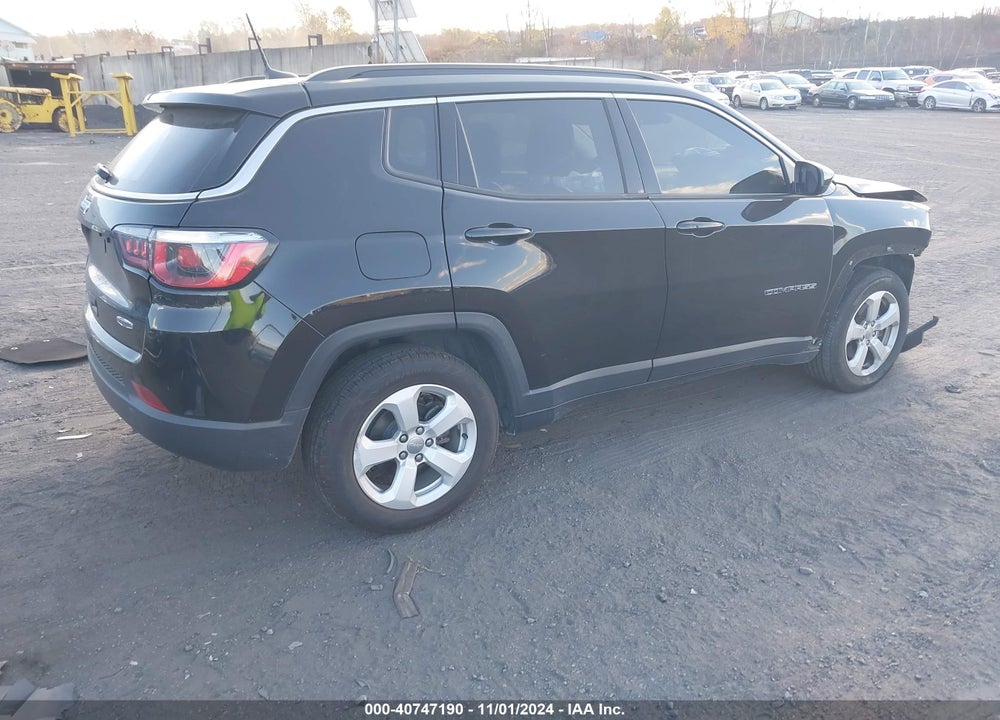 2018 JEEP COMPASS LATITUDE FWD VIN: 3C4NJCBB7JT376721