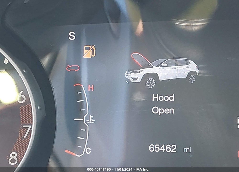 2018 JEEP COMPASS LATITUDE FWD VIN: 3C4NJCBB7JT376721