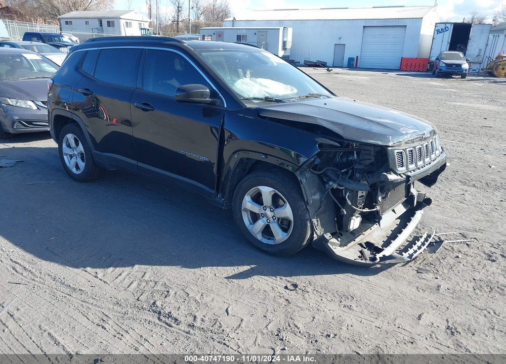2018 JEEP COMPASS LATITUDE FWD VIN: 3C4NJCBB7JT376721