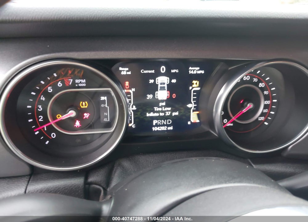 2020 JEEP GLADIATOR MOJAVE 4X4 VIN: 1C6JJTEG7LL202868