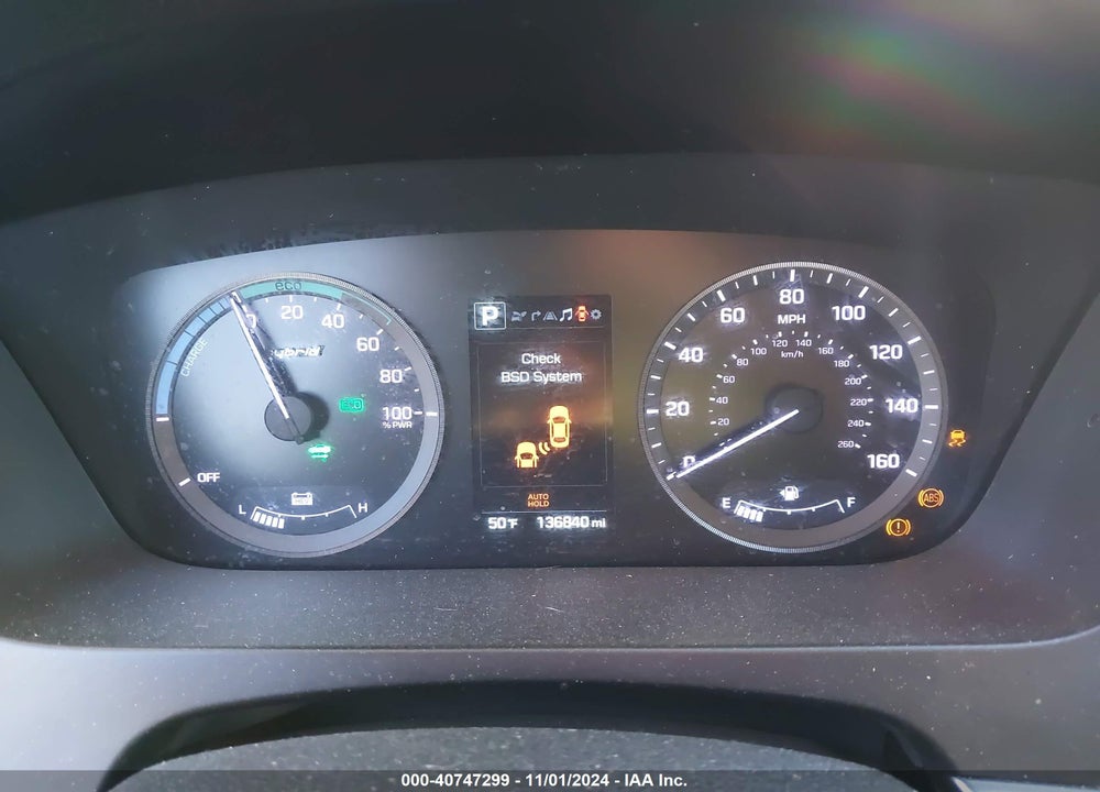 2017 HYUNDAI SONATA HYBRID LIMITED VIN: KMHE34L11HA044888