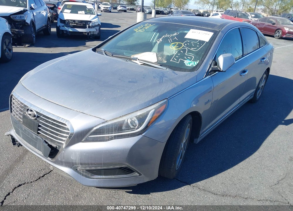2017 HYUNDAI SONATA HYBRID LIMITED VIN: KMHE34L11HA044888