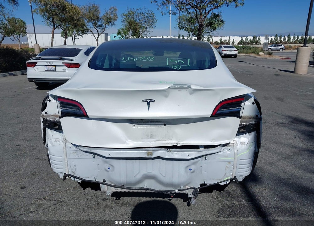 2022 TESLA MODEL 3 REAR-WHEEL DRIVE VIN: 5YJ3E1EA5NF248033