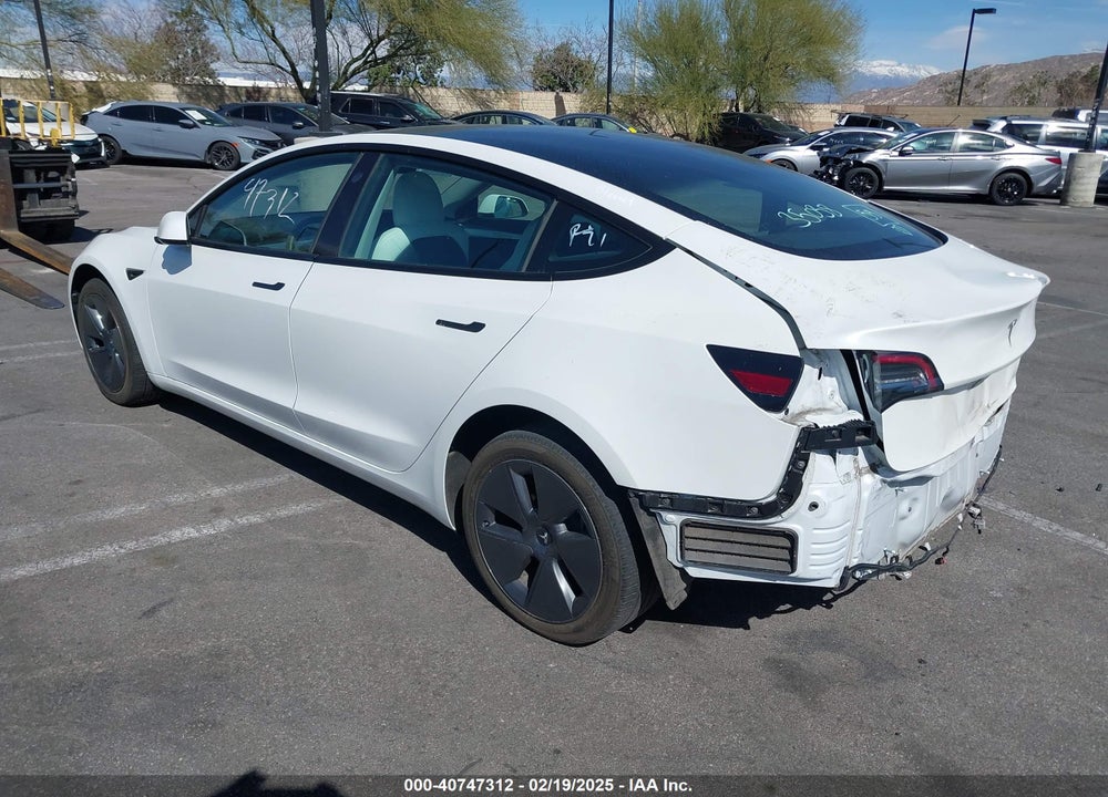 2022 TESLA MODEL 3 REAR-WHEEL DRIVE VIN: 5YJ3E1EA5NF248033