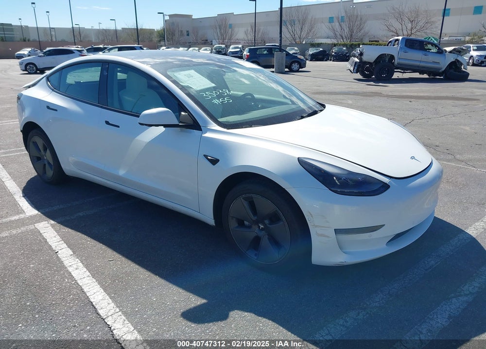2022 TESLA MODEL 3 REAR-WHEEL DRIVE VIN: 5YJ3E1EA5NF248033