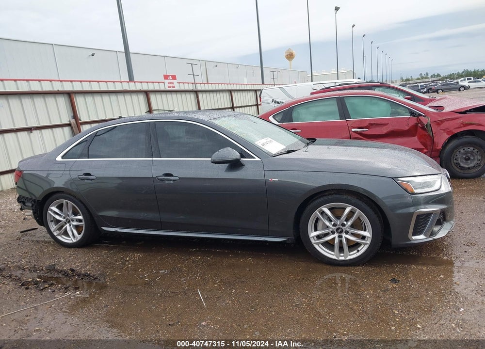 2022 AUDI A4 PREMIUM PLUS 45 TFSI S LINE QUATTRO S TRONIC VIN: WAUEAAF45NN009688