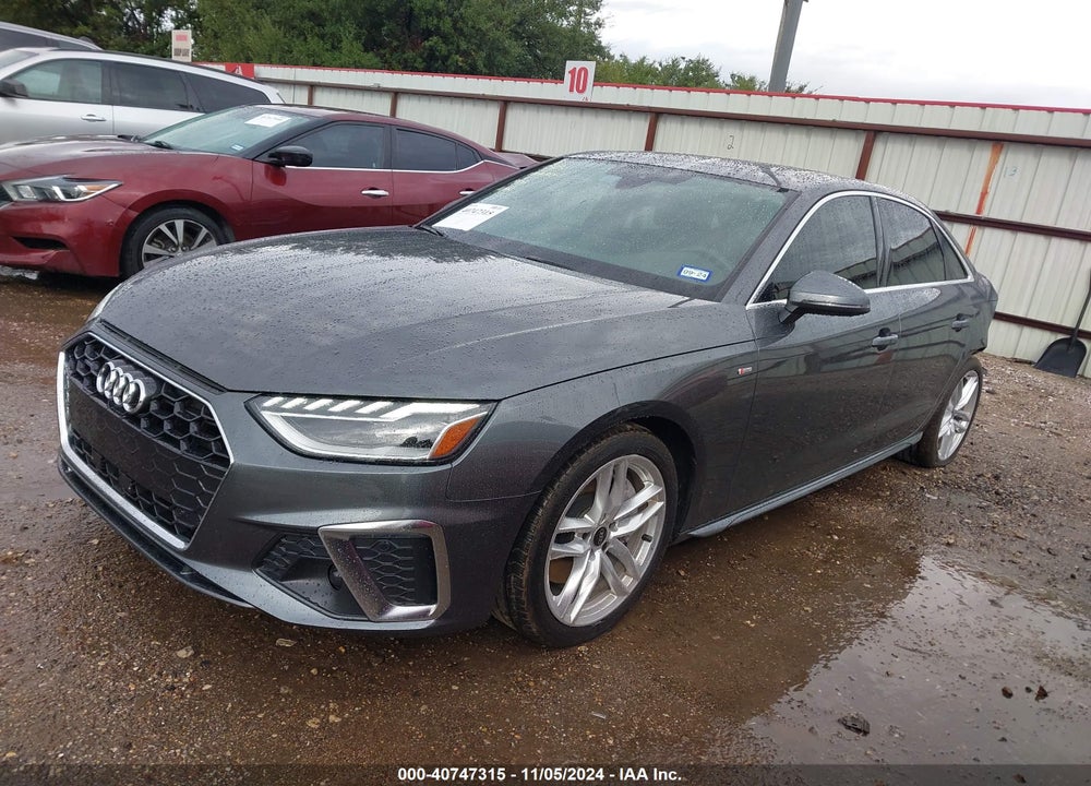 2022 AUDI A4 PREMIUM PLUS 45 TFSI S LINE QUATTRO S TRONIC VIN: WAUEAAF45NN009688