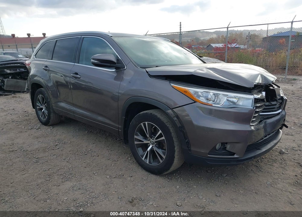 2016 TOYOTA HIGHLANDER XLE V6 VIN: 5TDJKRFH4GS232835