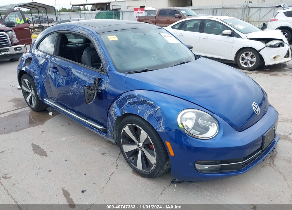 2012 VOLKSWAGEN BEETLE 2.0T TURBO VIN: 3VWV87AT6CM627283