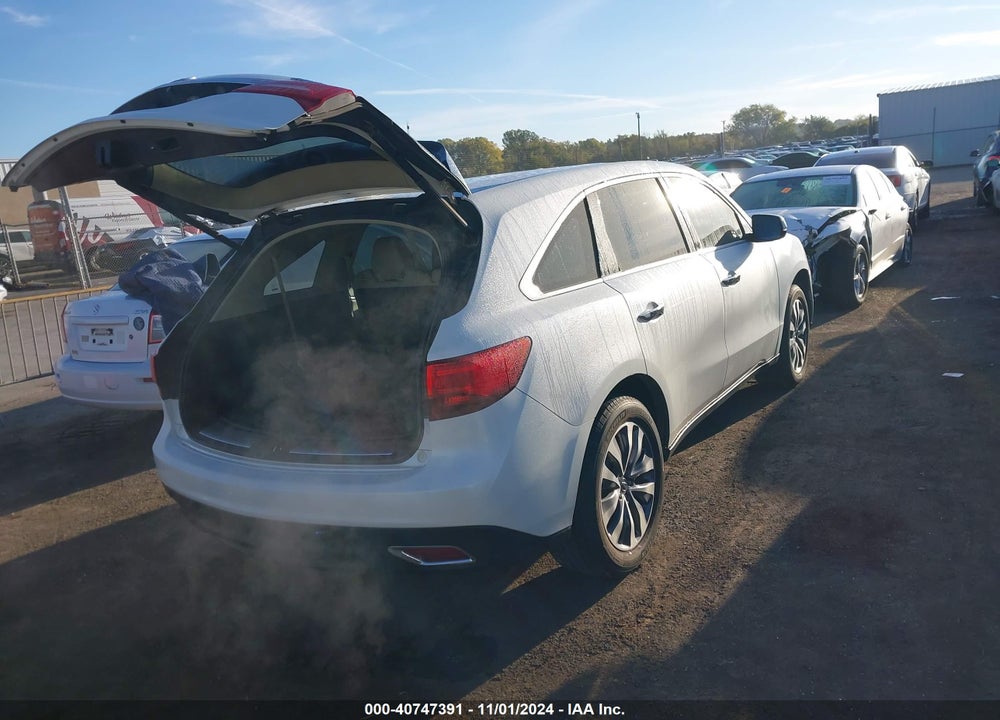 2014 ACURA MDX TECHNOLOGY PACKAGE VIN: 5FRYD3H49EB011098