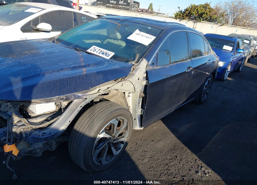 2016 HONDA ACCORD EX-L V-6 VIN: 1HGCR3F82GA026140