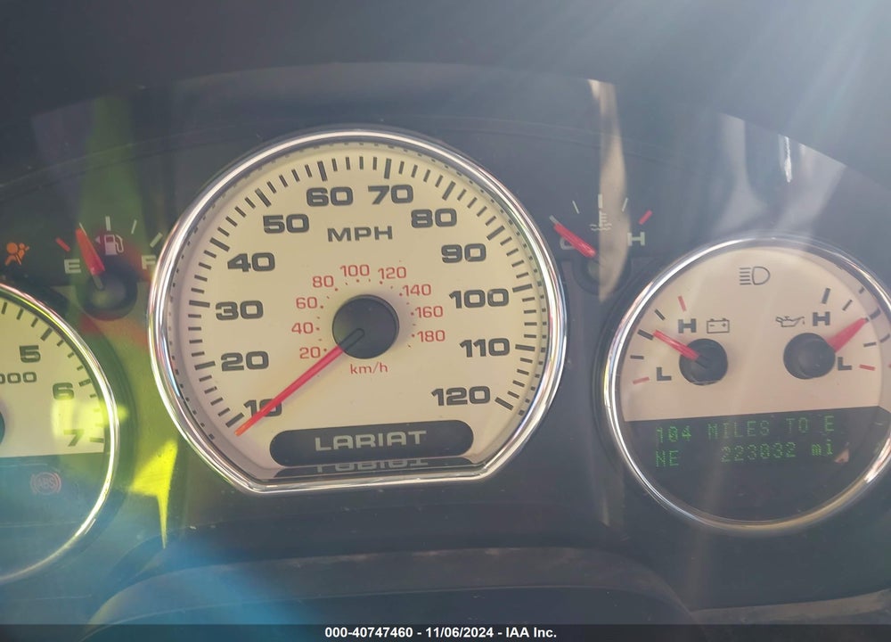 2007 FORD F-150 LARIAT/XLT VIN: 1FTPW12V57KA96203
