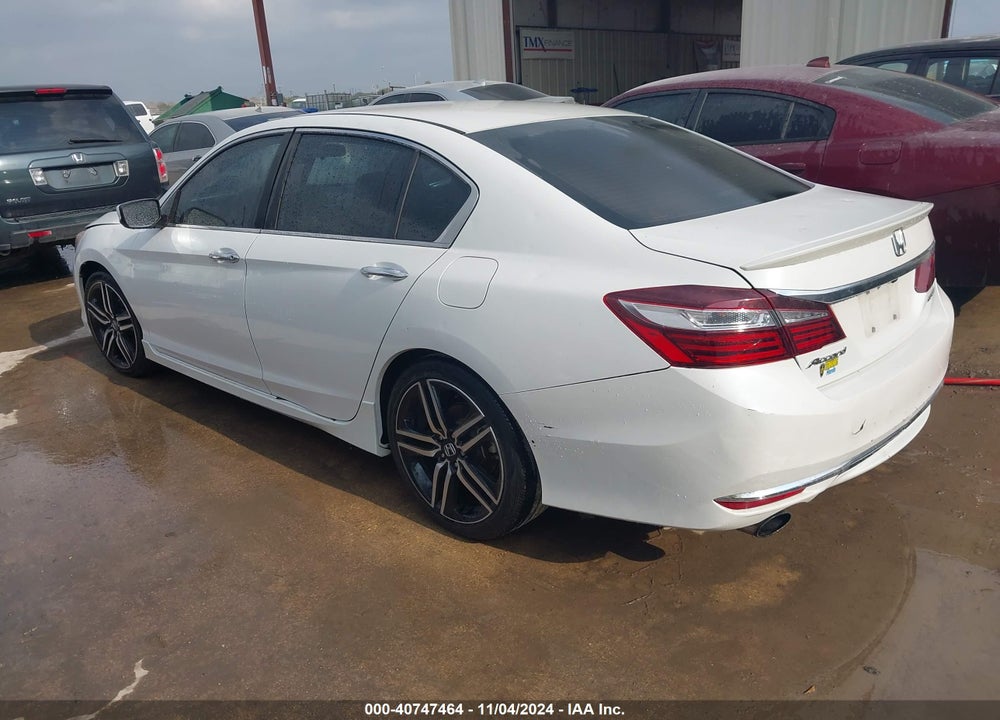 2016 HONDA ACCORD SPORT VIN: 1HGCR2F58GA062821