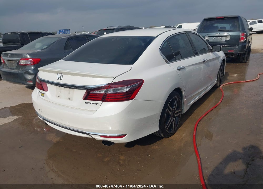 2016 HONDA ACCORD SPORT VIN: 1HGCR2F58GA062821