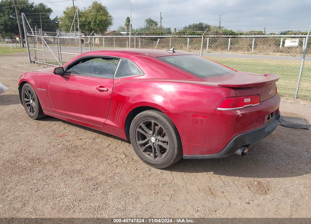 2015 CHEVROLET CAMARO 2LS VIN: 2G1FB1E39F9306702
