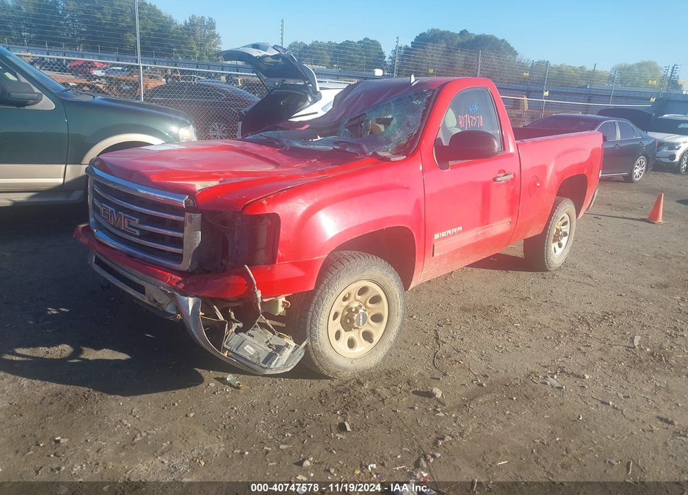 2013 GMC SIERRA 1500 SLE VIN: 1GTN1VE01DZ293367
