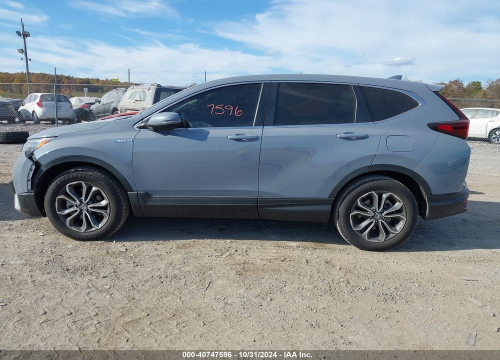 2021 HONDA CR-V HYBRID EX-L VIN: 7FART6H81ME034701