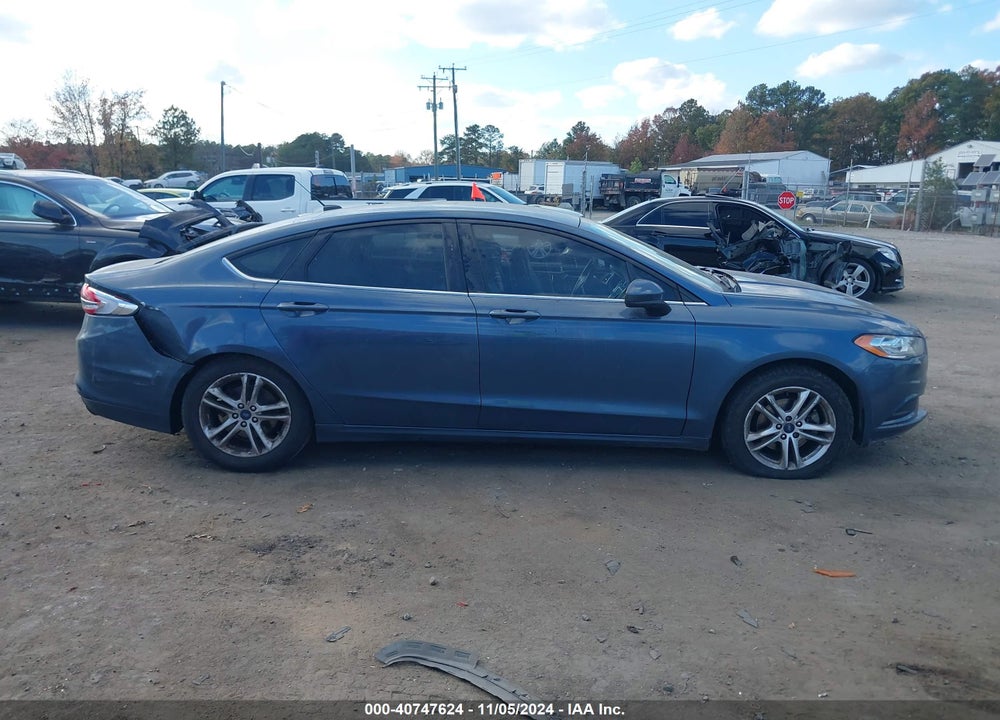 2018 FORD FUSION SE VIN: 3FA6P0HD0JR199247