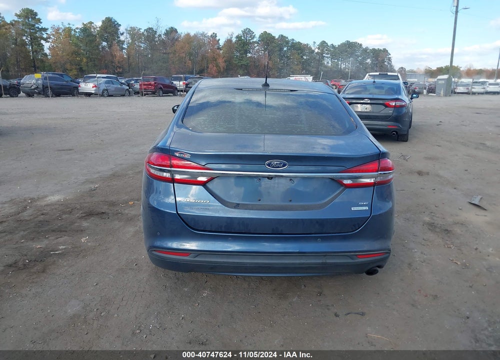 2018 FORD FUSION SE VIN: 3FA6P0HD0JR199247