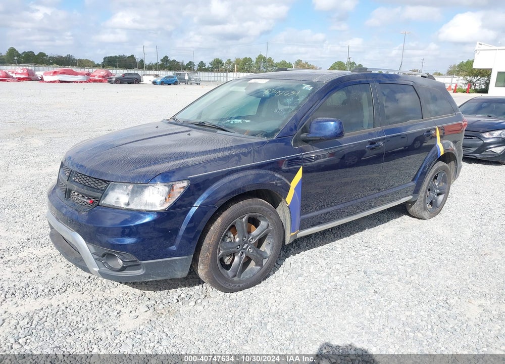 2019 DODGE JOURNEY CROSSROAD VIN: 3C4PDCGB0KT820872
