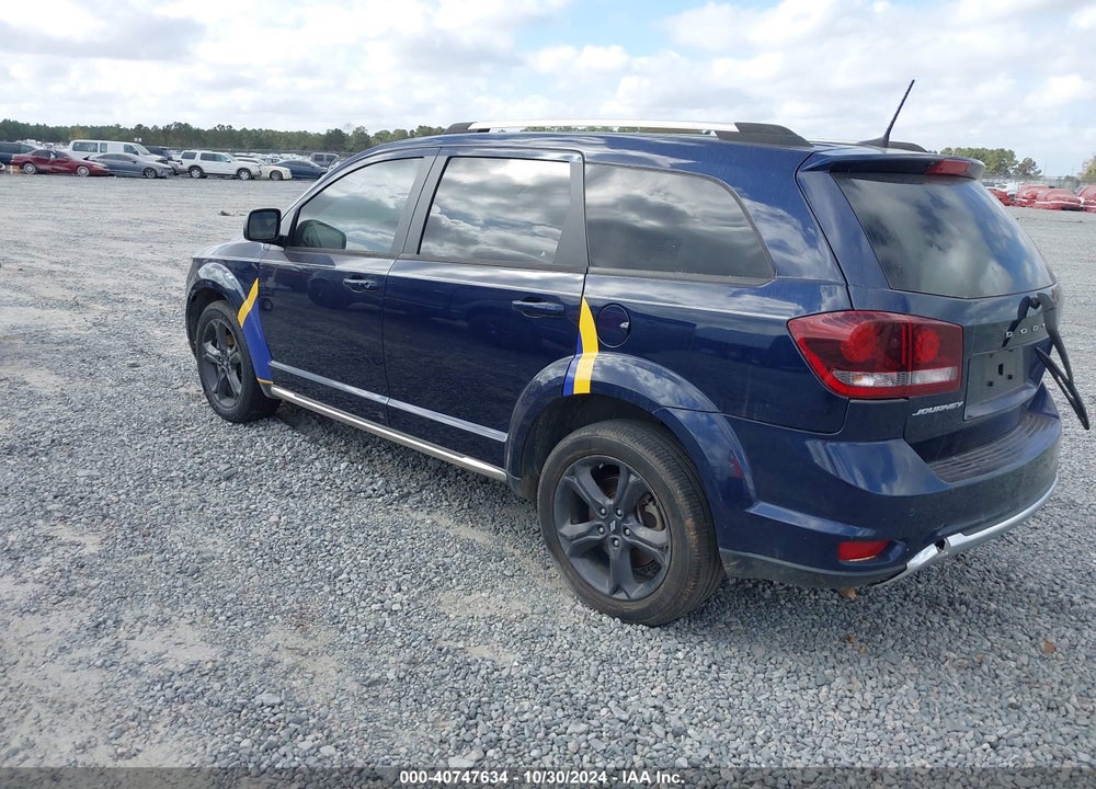 2019 DODGE JOURNEY CROSSROAD VIN: 3C4PDCGB0KT820872