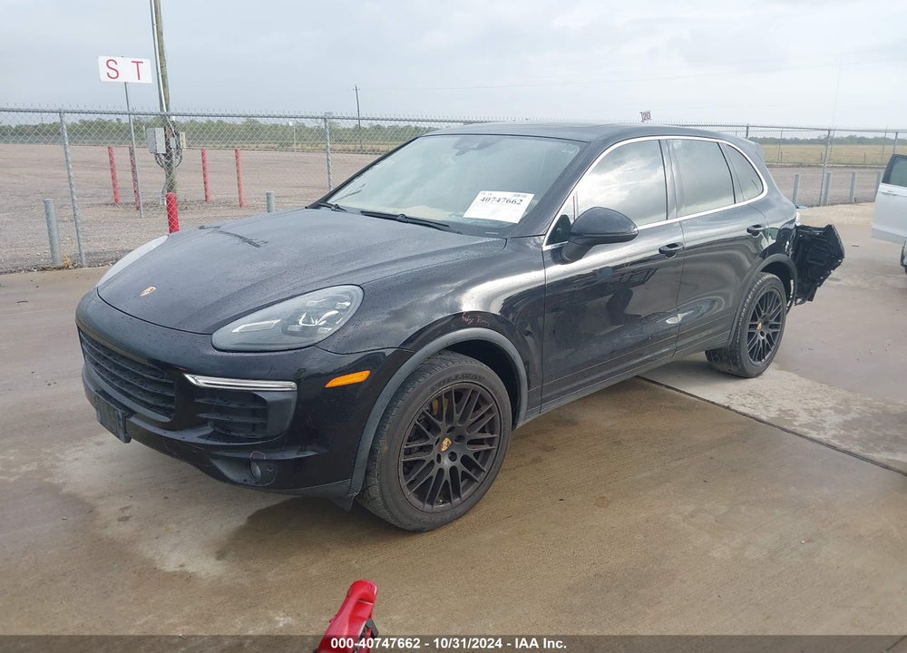 2016 PORSCHE CAYENNE VIN: WP1AA2A22GKA10443