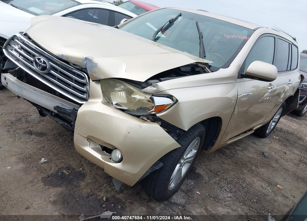 2008 TOYOTA HIGHLANDER LIMITED VIN: JTEDS42A382008677