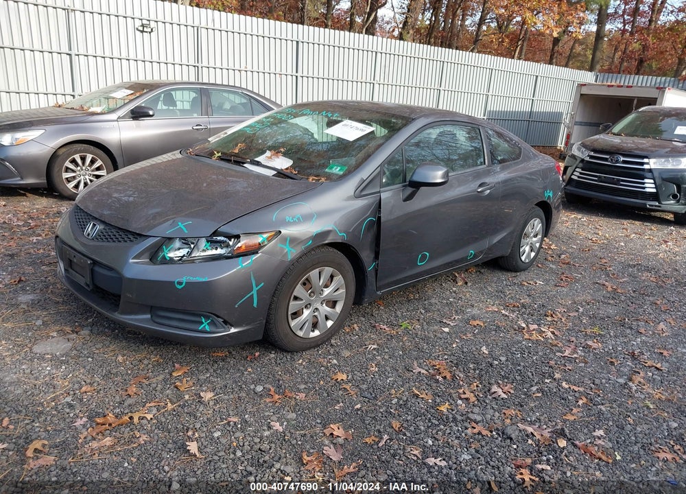 2012 HONDA CIVIC LX VIN: 2HGFG3B54CH549783