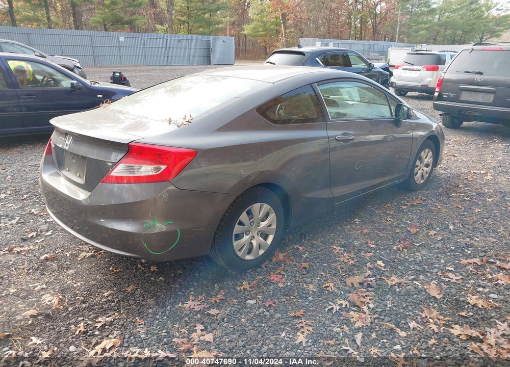 2012 HONDA CIVIC LX VIN: 2HGFG3B54CH549783
