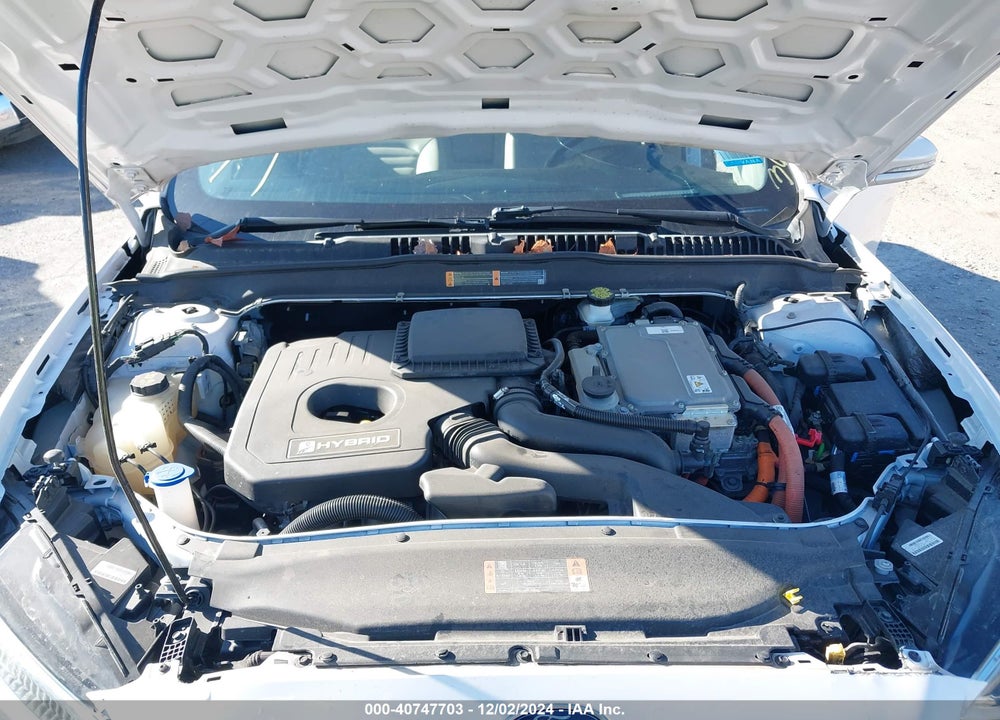2019 FORD FUSION HYBRID SEL VIN: 3FA6P0MU0KR112695