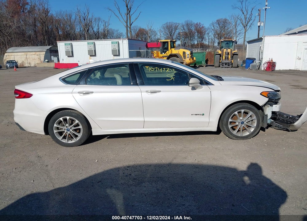 2019 FORD FUSION HYBRID SEL VIN: 3FA6P0MU0KR112695
