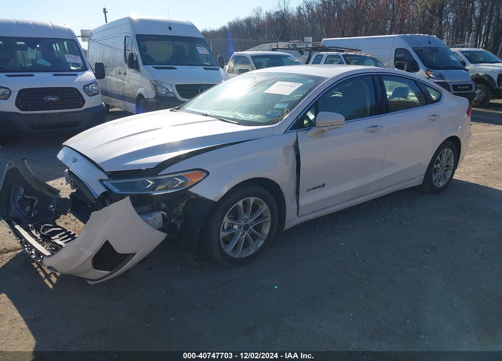 2019 FORD FUSION HYBRID SEL VIN: 3FA6P0MU0KR112695
