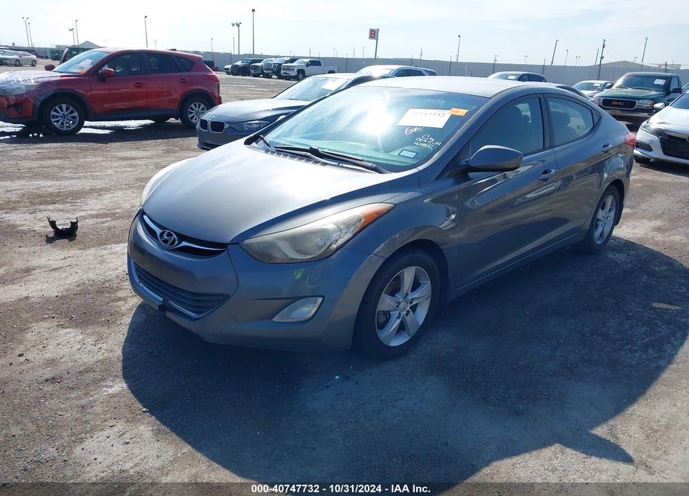 2013 HYUNDAI ELANTRA GLS VIN: 5NPDH4AE5DH424827