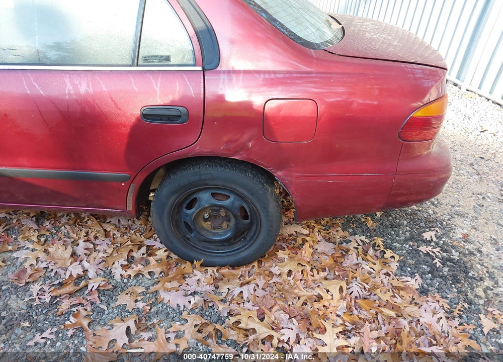 2000 CHEVROLET PRIZM VIN: 1Y1SK5289YZ428249