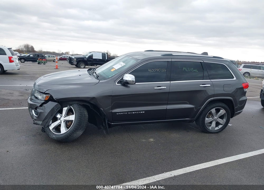 2014 JEEP GRAND CHEROKEE OVERLAND VIN: 1C4RJFCG5EC201348