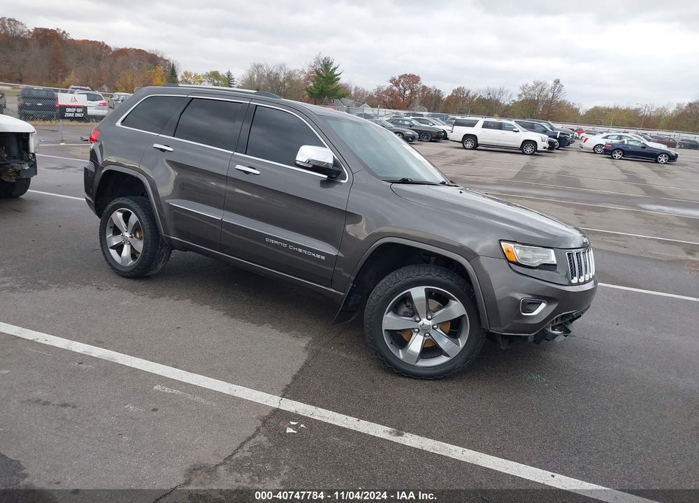 2014 JEEP GRAND CHEROKEE OVERLAND VIN: 1C4RJFCG5EC201348