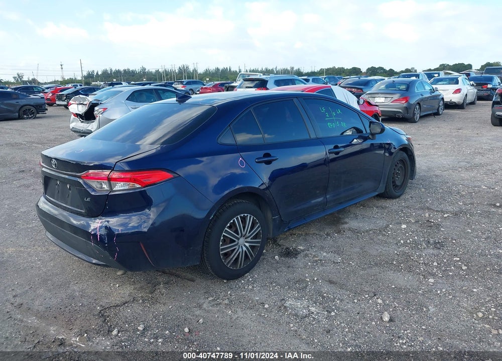 2020 TOYOTA COROLLA LE VIN: JTDEPRAE9LJ020942