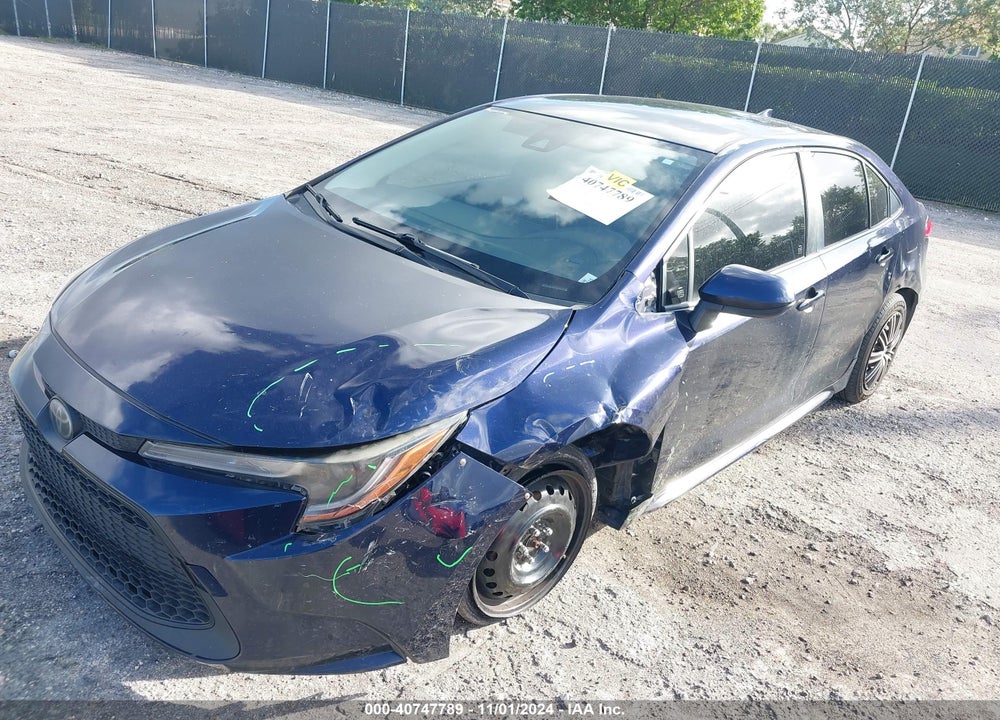 2020 TOYOTA COROLLA LE VIN: JTDEPRAE9LJ020942
