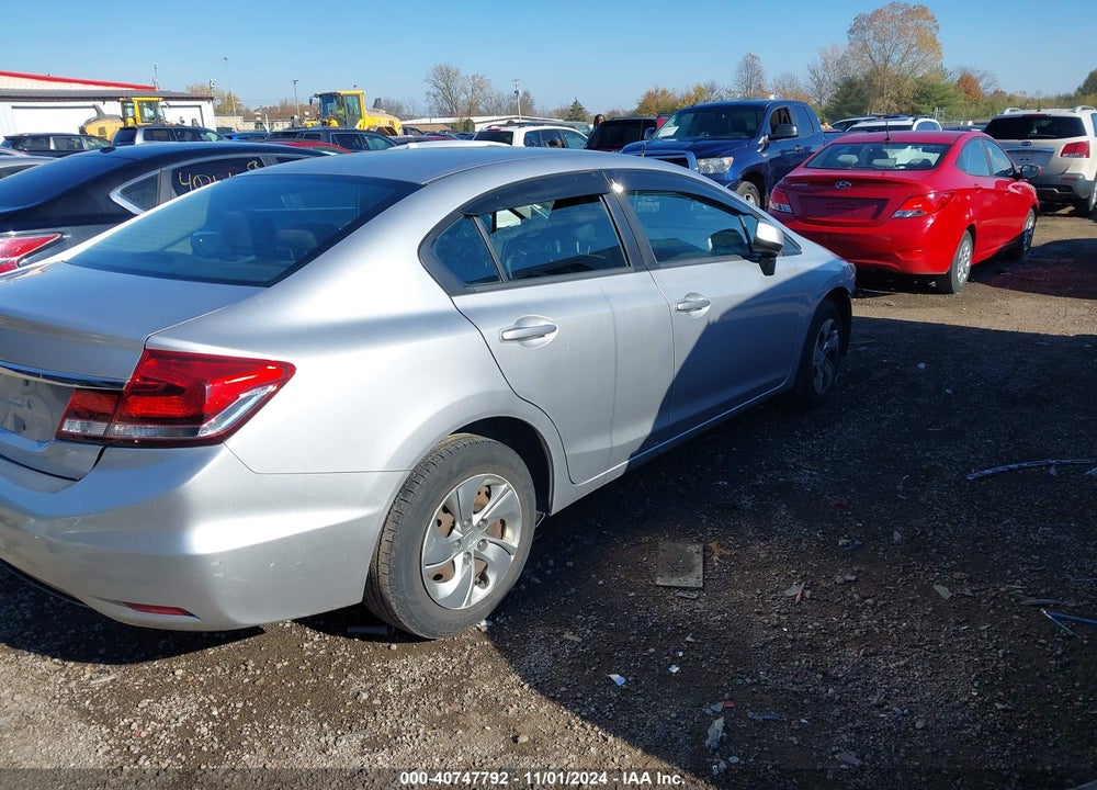2013 HONDA CIVIC LX VIN: 19XFB2F53DE012417