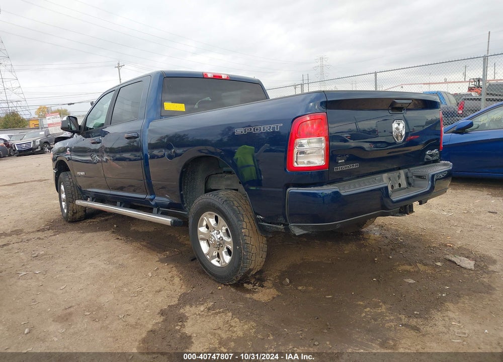 2021 RAM 2500 BIG HORN 4X4 6'4 BOX VIN: 3C6UR5DL6MG657922