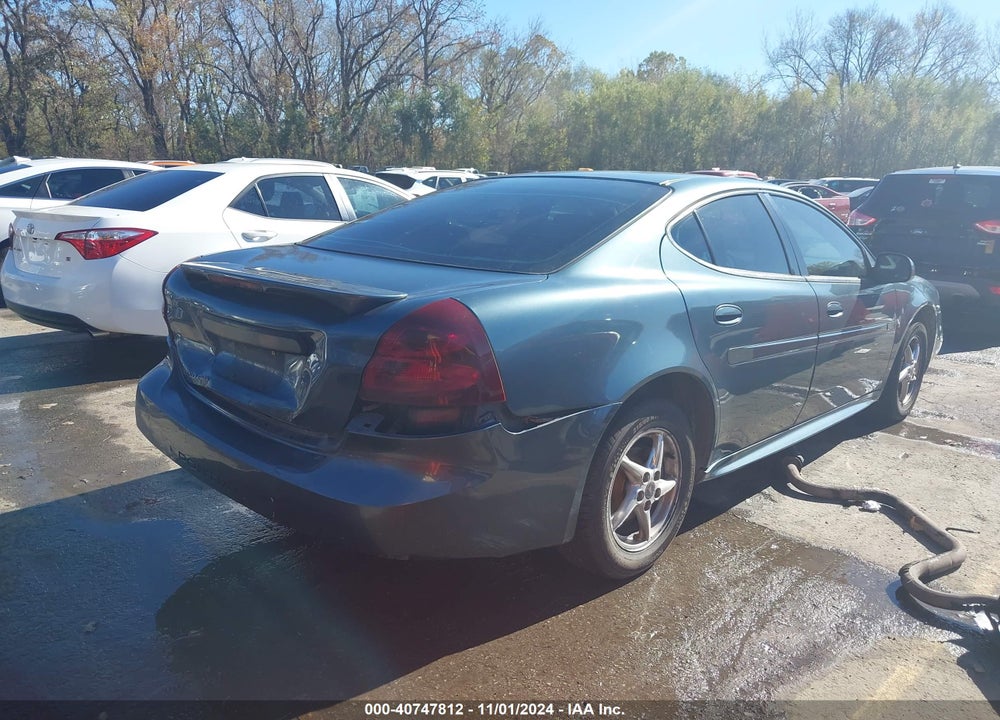 2006 PONTIAC GRAND PRIX VIN: 2G2WP552261219654