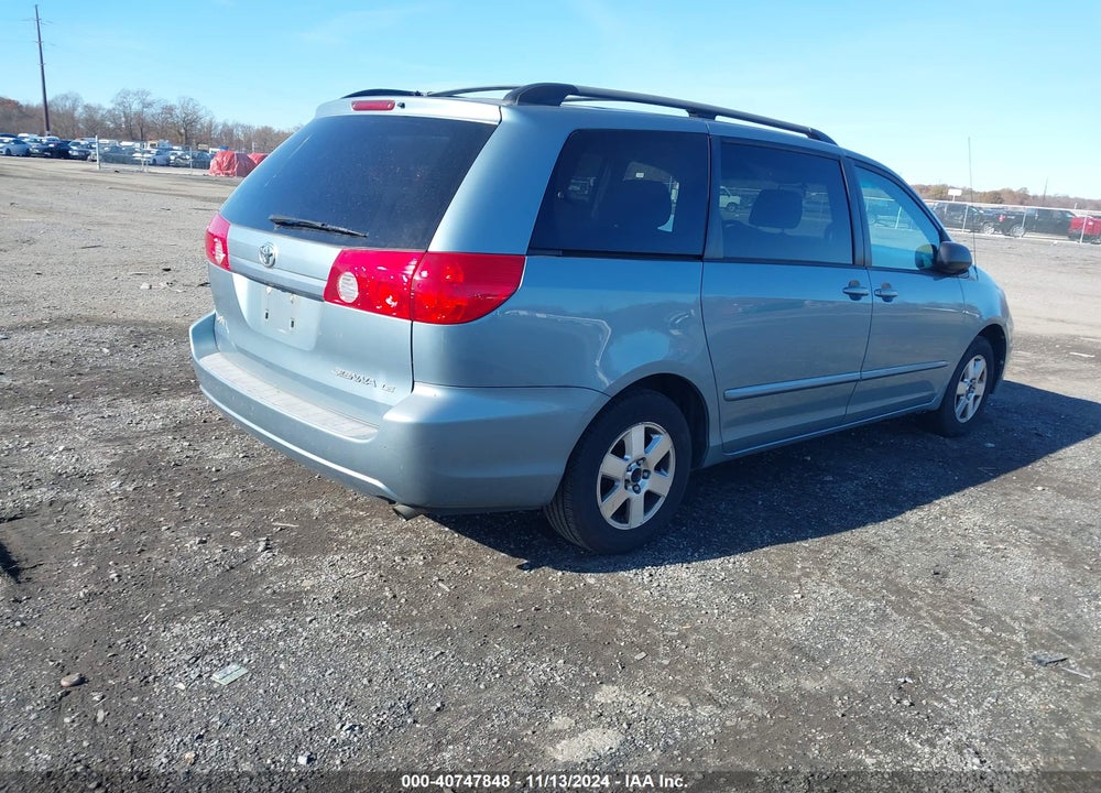 2008 TOYOTA SIENNA LE VIN: 5TDZK23C18S204074