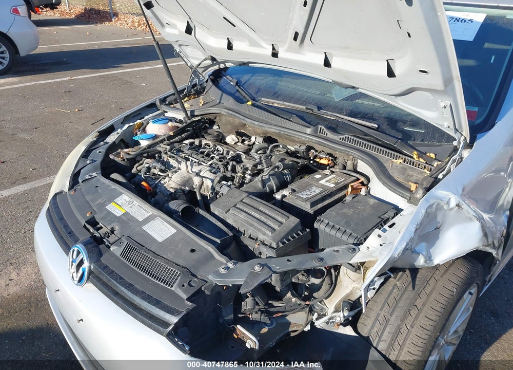 2012 VOLKSWAGEN GOLF TDI 4-DOOR VIN: WVWNM7AJ4CW219202