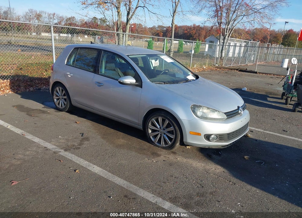 2012 VOLKSWAGEN GOLF TDI 4-DOOR VIN: WVWNM7AJ4CW219202